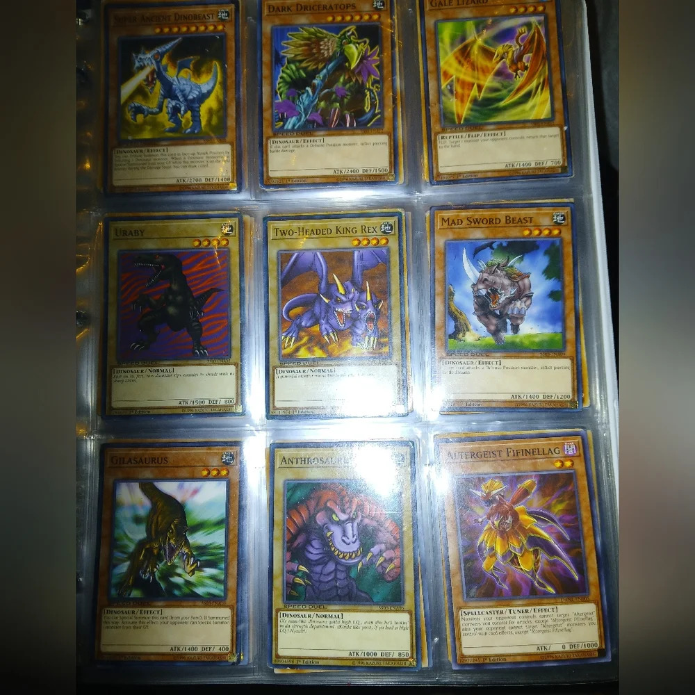 Vintage Yu Gi Oh cards